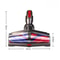 Dual Soft Roller Vacuum Head with LED Dust Detection