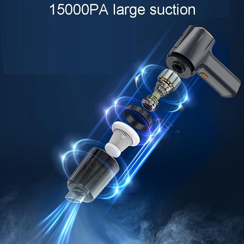 Compact Handheld Car Vacuum Cleaner Powerful Portable Suction For Car And Home 7