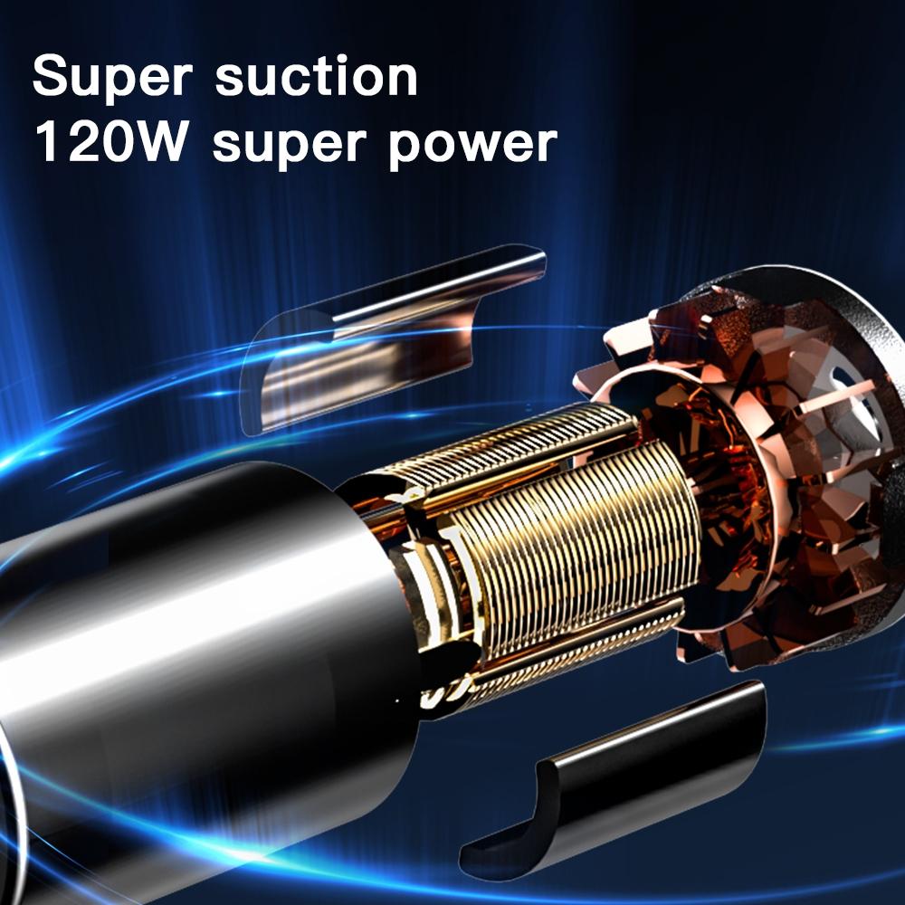 Premium Wireless Handheld Car Vacuum Cleaner Strong Suction Car Vacuum Portable Car Vacuum Cleaner 7
