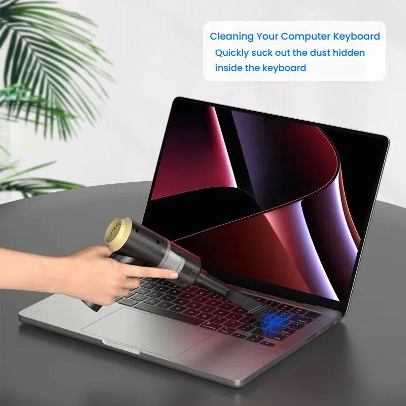 Handheld Wireless Vacuum Cleaner for Keyboard & Desktop Dust Removal