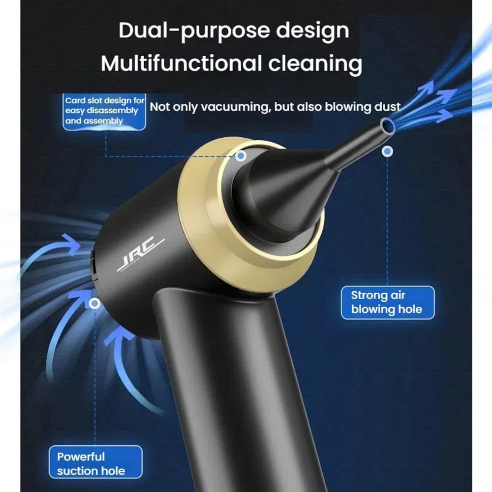 Handheld Wireless Vacuum Cleaner for Keyboard & Desktop Dust Removal