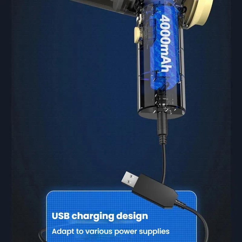 Handheld Wireless Vacuum Cleaner for Keyboard & Desktop Dust Removal