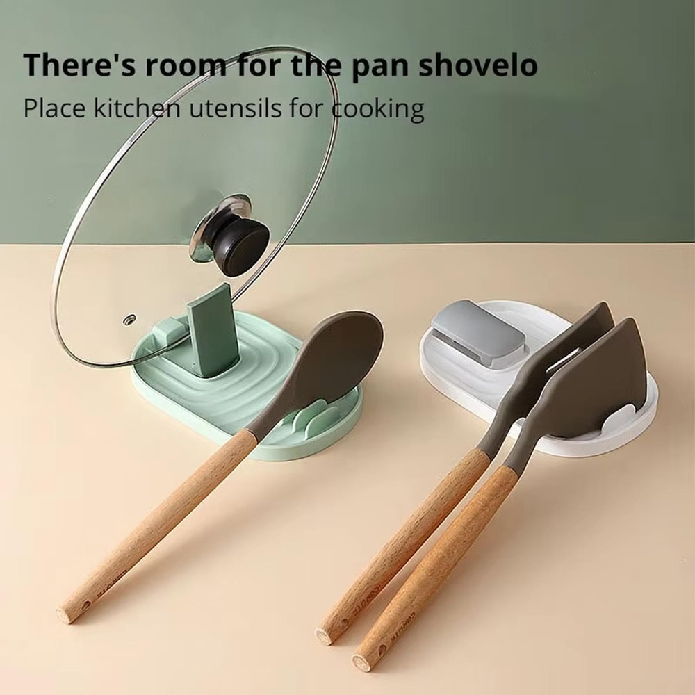 Folding Pot Lid Organizer Kitchen Storage Rack Space Saving Stove Top Holder 1