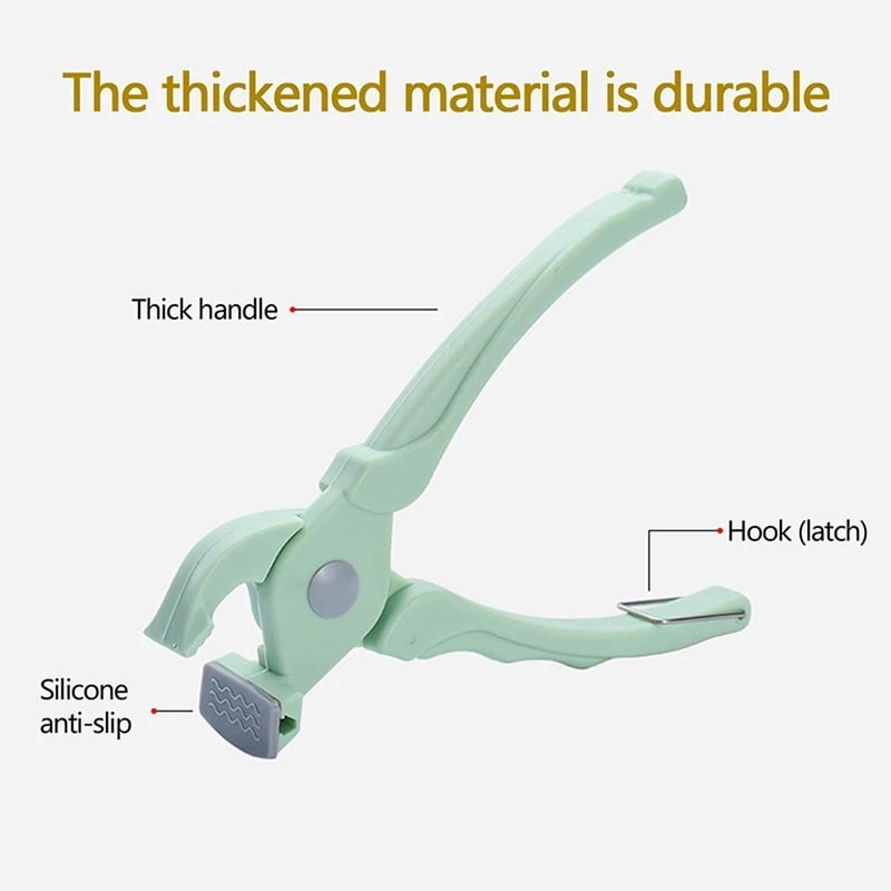 Non Slip Kitchen Bowl Tongs Easy Grip Clamp for Cooking