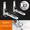 Adjustable Wall Mounted Microwave Shelf Stainless Steel Organizer with Hooks