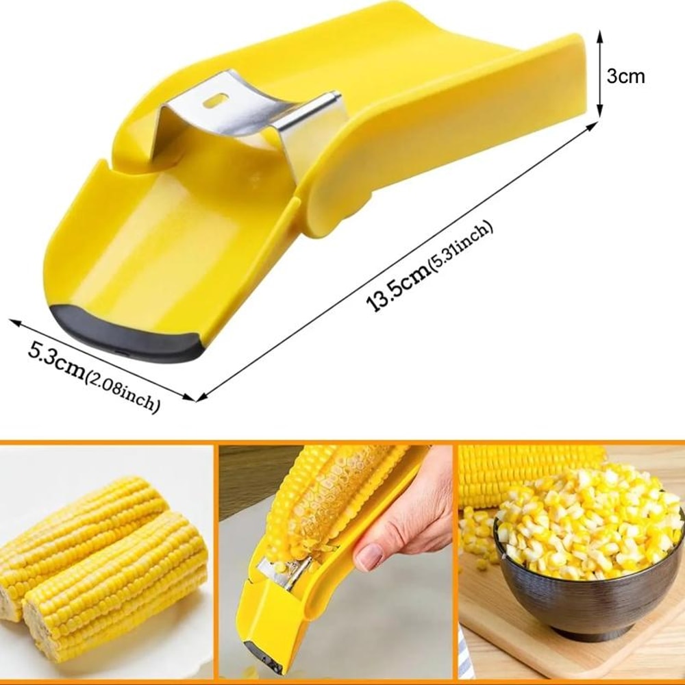 Fast Corn Cob Peeler & Kitchen Planer Knife Effortless Corn Stripping