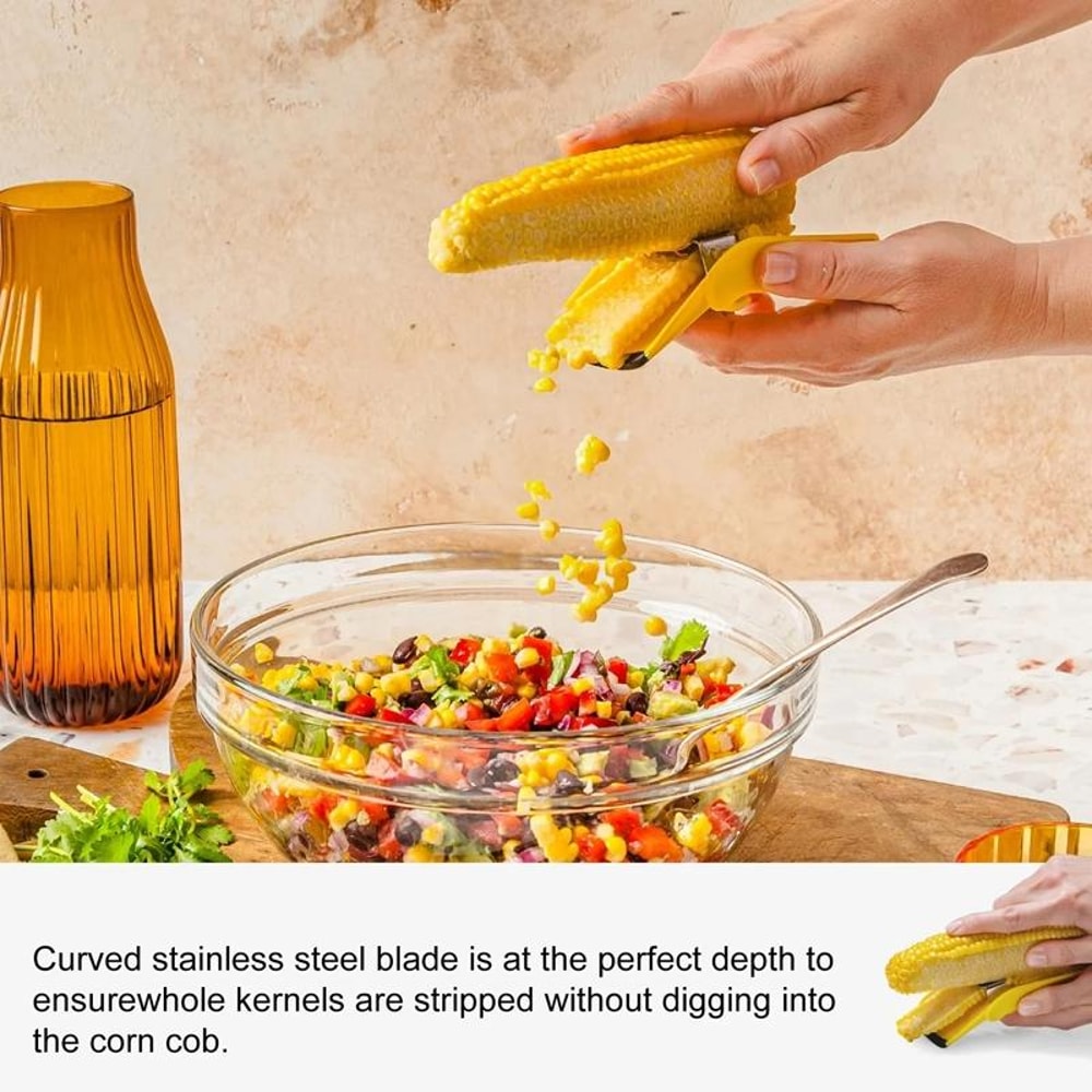 Fast Corn Cob Peeler & Kitchen Planer Knife Effortless Corn Stripping