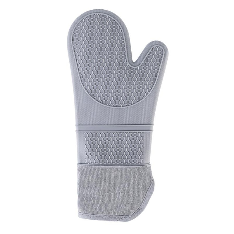 Premium Heat Resistant Silicone Oven Gloves Long Insulated Baking Gloves 1