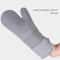 Premium Heat Resistant Silicone Oven Gloves Long Insulated Baking Gloves 2