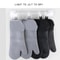 Premium Heat Resistant Silicone Oven Gloves Long Insulated Baking Gloves 3
