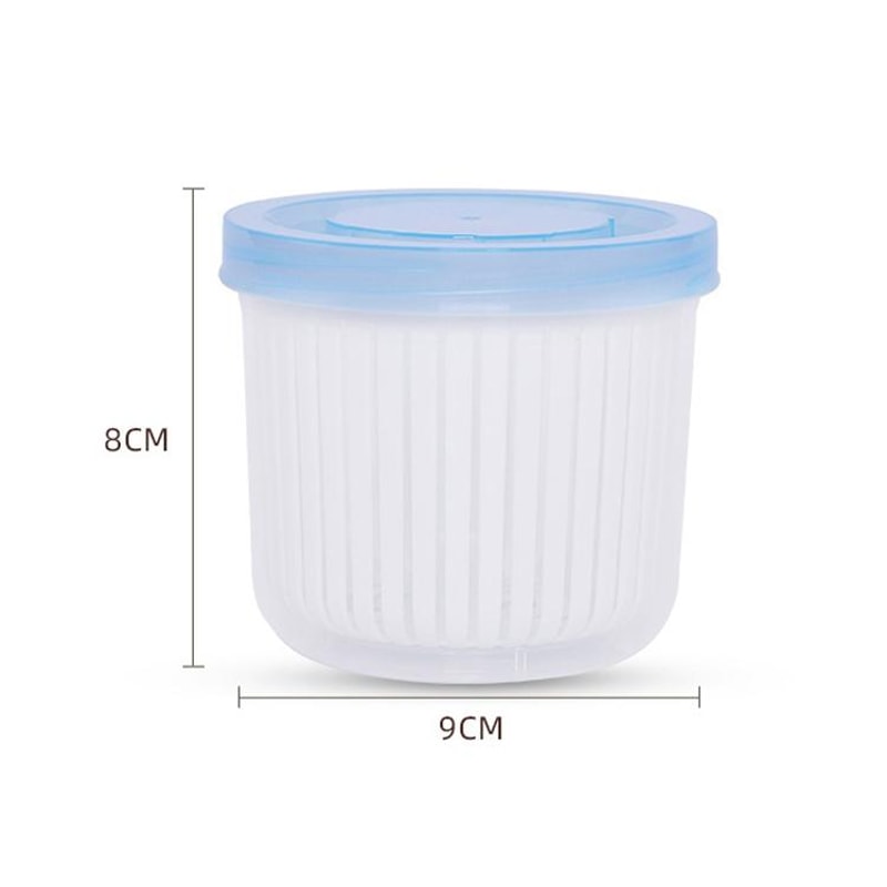 Premium Onion & Garlic Storage Box with Drainage Refrigerator Vegetable Keeper