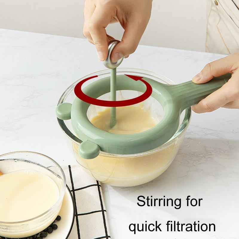 Premium Kitchen Soymilk Strainer Soy Milk Filter Fine Mesh Juice Pulp Filter 2