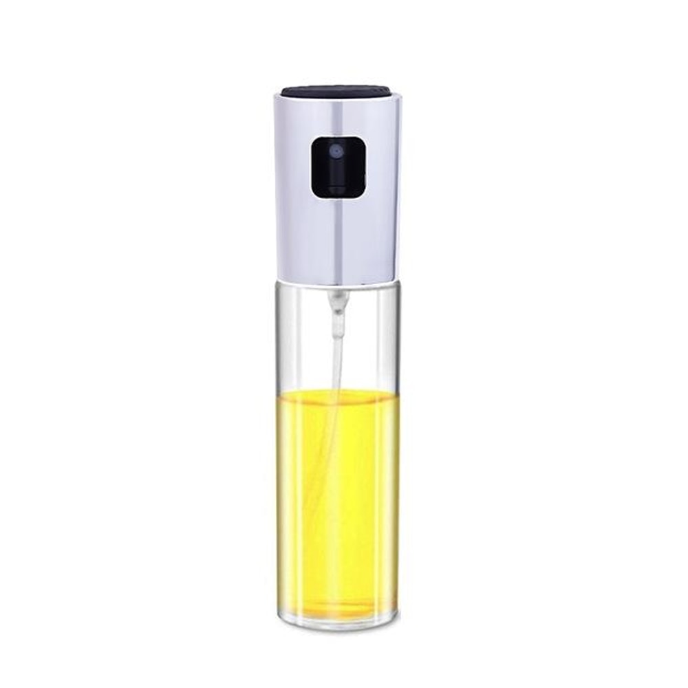 Premium Rose Gold Glass Olive Oil Spray Bottle Vinegar & Seasoning Dispenser