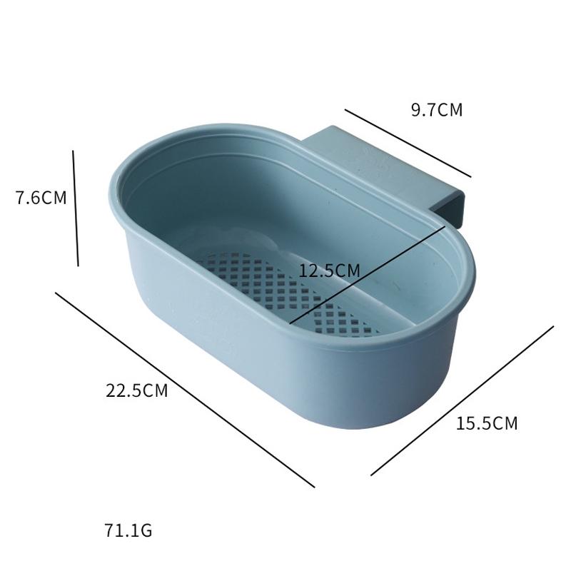 Multifunctional Kitchen Drain Basket Hanging Storage 7