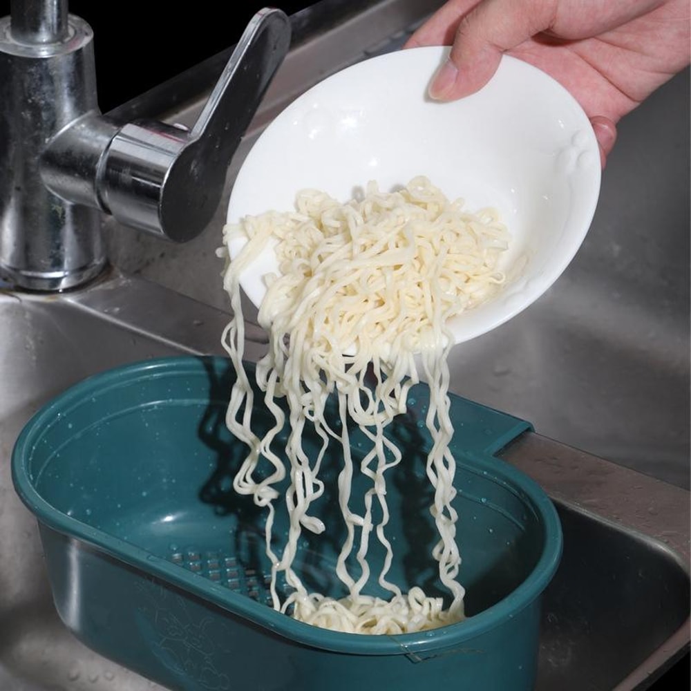 Multifunctional Kitchen Drain Basket Hanging Storage 5