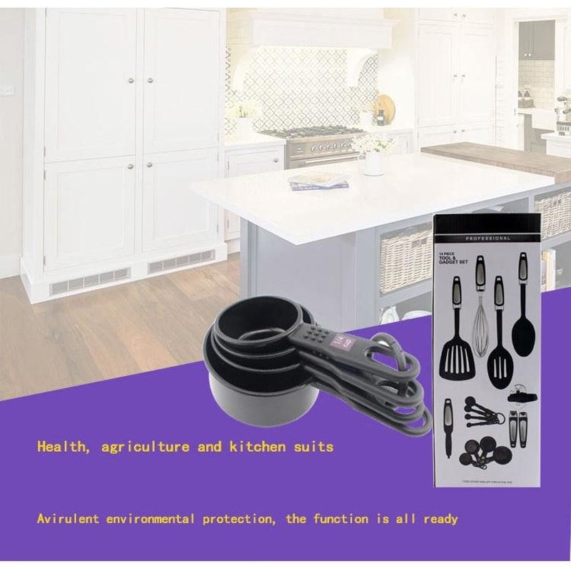 Premium Kitchen Utensil Set Heat Resistant Kitchen Tools For Cooking Baking 8