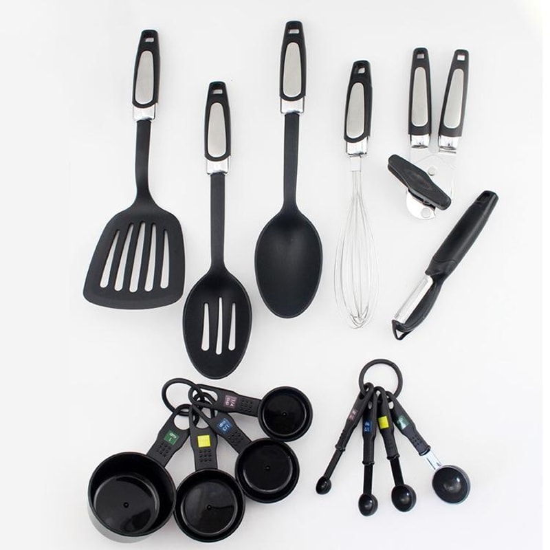 Premium Kitchen Utensil Set Heat Resistant Kitchen Tools For Cooking Baking 9