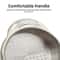 Stainless Steel Can Strainer with Non Slip Dual Handles