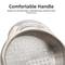 Stainless Steel Can Strainer with Non Slip Dual Handles
