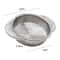 Stainless Steel Can Strainer with Non Slip Dual Handles