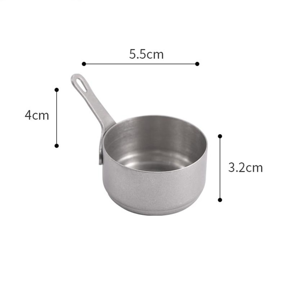 Stainless Steel Sauce Cup Kitchen Condiment Dispenser Bowl 8
