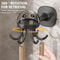 Multifunctional Rotating Kitchen Hook Rack Seamless PunchFree Storage 2
