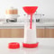 Home Handheld Rotary Flour Sifter Mixing Cup Red Kitchen Baking Gadget 1