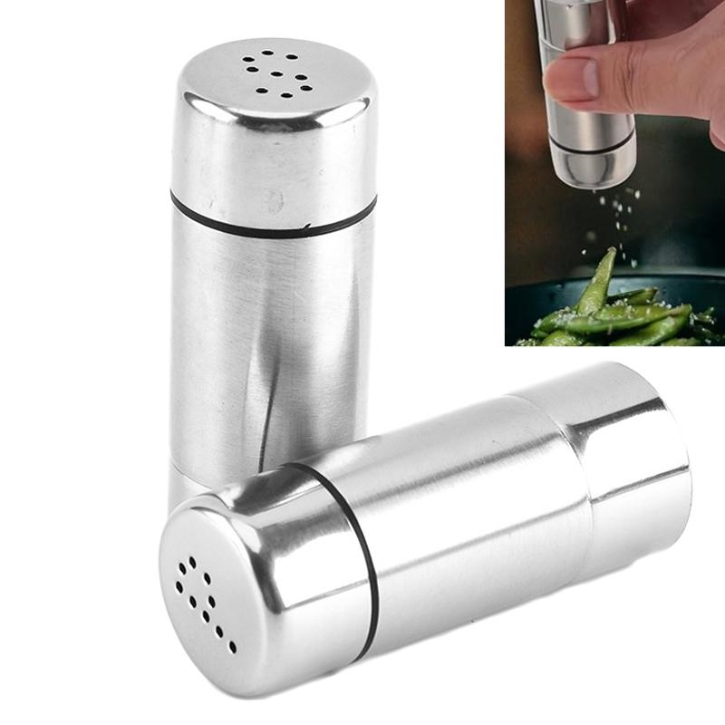 Premium Stainless Steel Spice Jar BBQ & Kitchen Seasoning Bottle