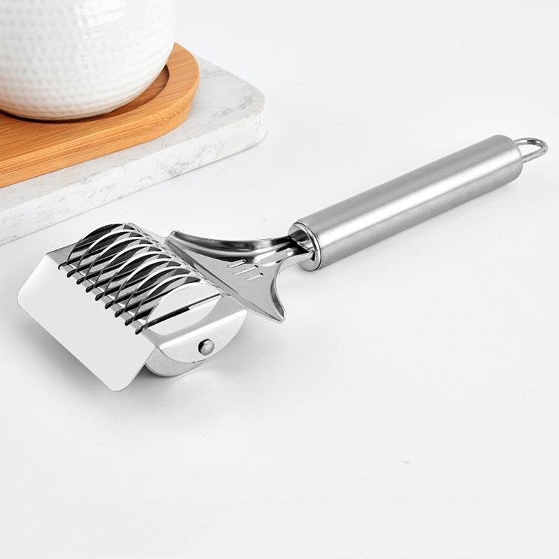 Premium Stainless Steel Roller Noodle Cutter & Vegetable Chopper