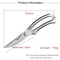 Premium Stainless Steel Kitchen Poultry Fish Shears With Case 7
