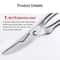 Premium Stainless Steel Kitchen Poultry Fish Shears With Case 8