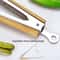 Premium Stainless Steel Food Tongs With Acacia Wood Handle Kitchen Barbecue Clip 2