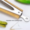 Premium Stainless Steel Food Tongs With Acacia Wood Handle Kitchen Barbecue Clip 2