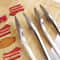 Premium Stainless Steel Food Tongs With Acacia Wood Handle Kitchen Barbecue Clip 4