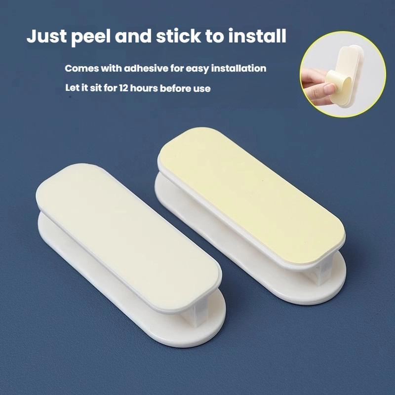 Premium NoDrill Adhesive Cabinet Drawer Pull Handles For Glass Doors 2