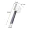 Ergonomic Stainless Steel Vegetable & Fruit Peeler Long Handle Kitchen Tool