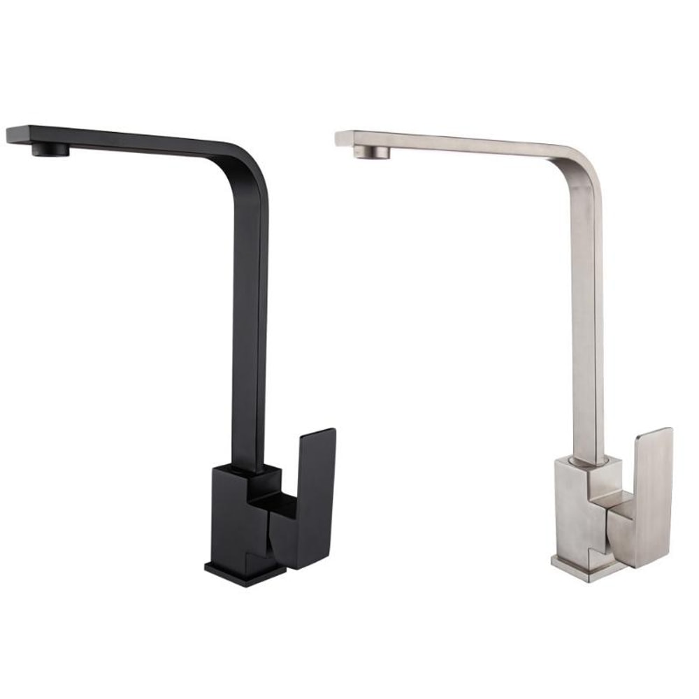 Stainless Steel Rotatable Hot Cold Kitchen Faucet 0