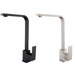 stainless steel rotatable hot & cold kitchen faucet