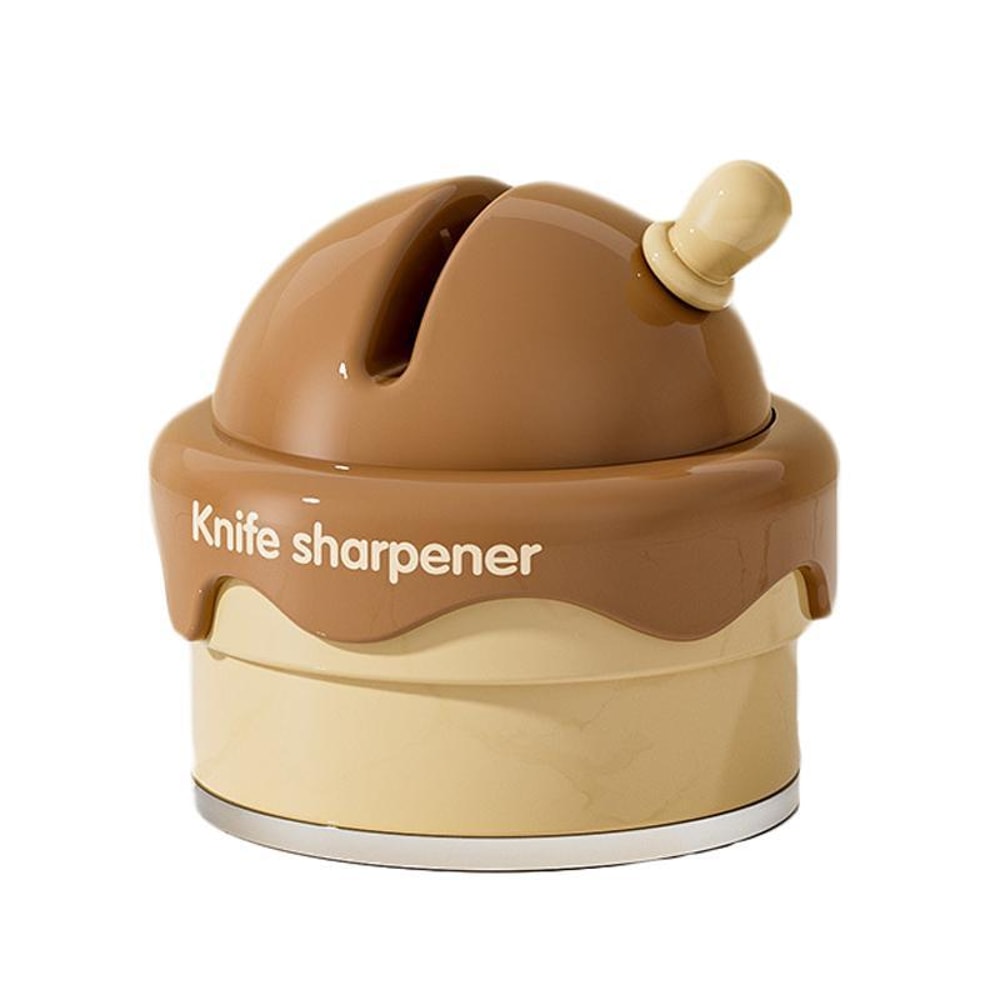Premium Suction Cup Knife Sharpener for Kitchen & Scissors Quick & Safe Sharpening