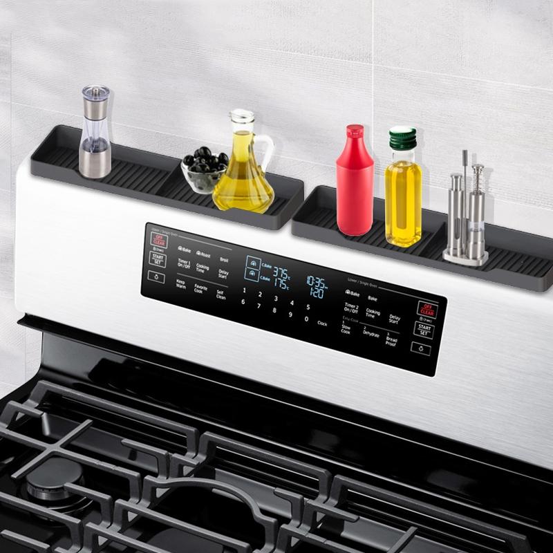 Premium Kitchen Silicone Oven Rack Spice Organizer Set Heat Resistant MultiPurpose 1