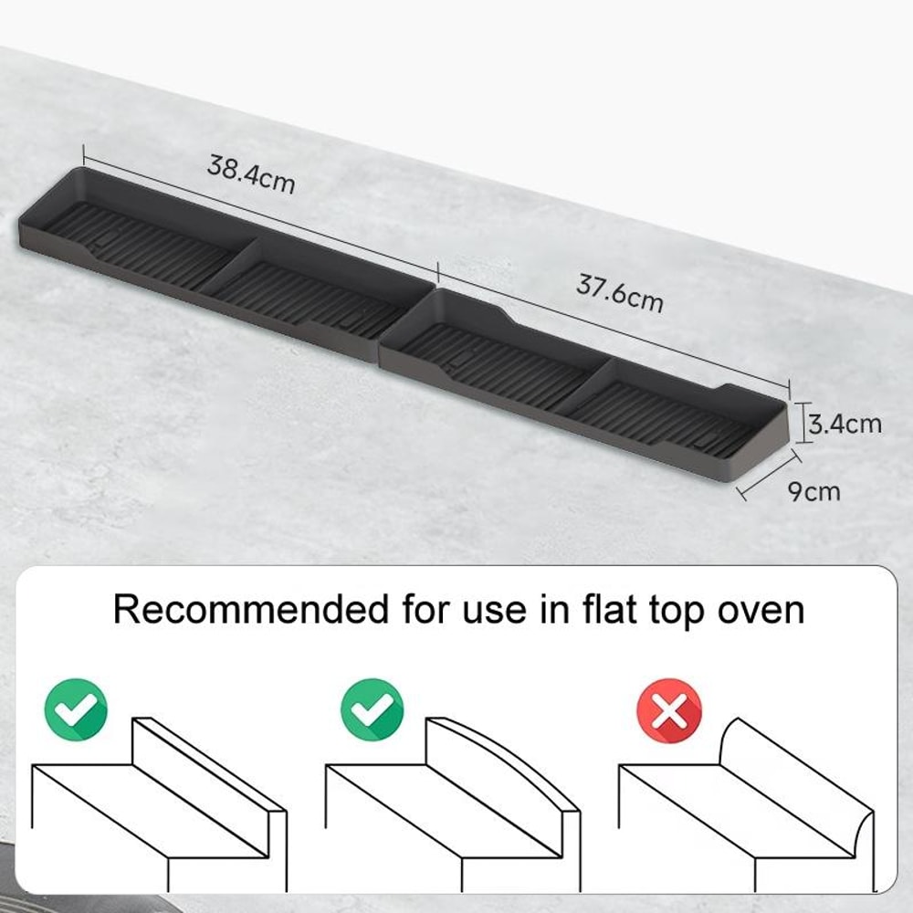 Premium Kitchen Silicone Oven Rack Spice Organizer Set Heat Resistant MultiPurpose 4