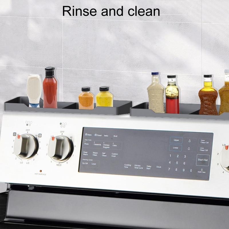 Premium Kitchen Silicone Oven Rack Spice Organizer Set Heat Resistant MultiPurpose 6