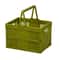 Premium Stacking Folding Storage Baskets With Handle Home Kitchen Organizer 0