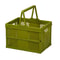 Premium Stacking Folding Storage Baskets With Handle Home Kitchen Organizer 0
