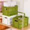 Premium Stacking Folding Storage Baskets With Handle Home Kitchen Organizer 5