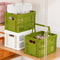 Premium Stacking Folding Storage Baskets With Handle Home Kitchen Organizer 5