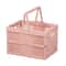 Premium Stacking Folding Storage Baskets With Handle Home Kitchen Organizer 9