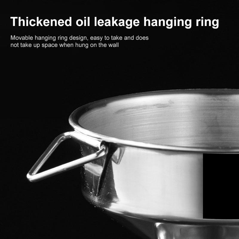 Premium Stainless Steel Funnel For Kitchen Oil Wine And Liquids 4
