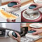 Multi Function Kitchen Sponge Brush With Ergonomic Handle Wash Dishes Clean Counters 4