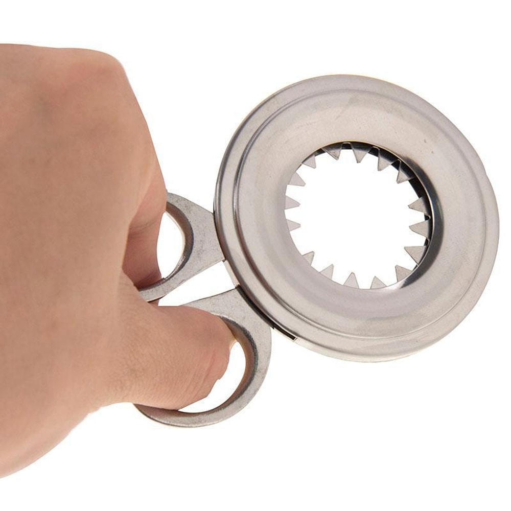 Premium Stainless Steel Boiled Egg Shell Cutter Egg Topper Kitchen Tool 3